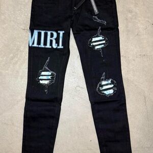 Men's Black Distressed Jacket